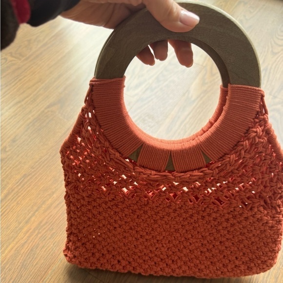 A New Day pink Women's Crochet Bag - Rust boho coquette cottagecore I - Picture 3 of 6